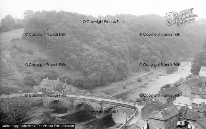 Photo of Richmond, View From The Castle Grounds c.1955