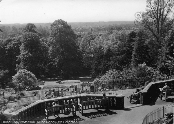 Photo of Richmond, View From The Terrace Gardens 1947