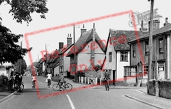 Cyclists In The Street c.1955, Rickinghall