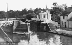 Batchworth Lock, Grand Union Canal c.1950, Rickmansworth