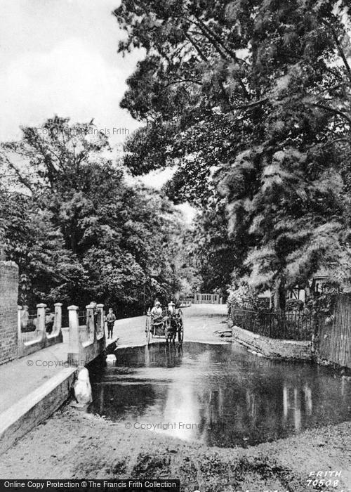 Photo of Rickmansworth, Bury Lane, The Watersplash 1921