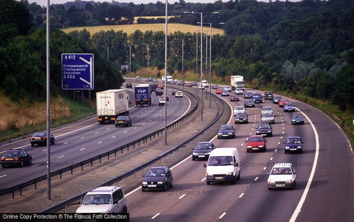 Photo of Rickmansworth, M25 Near Junction 18 c.2000