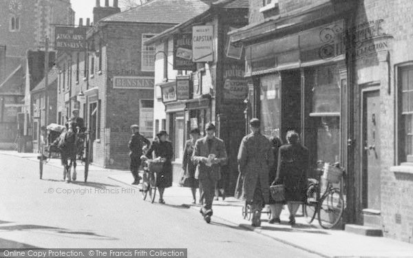 Photo of Rickmansworth, Shops In Church Street 1952