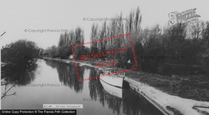 Photo of Rickmansworth, The Canal c.1965