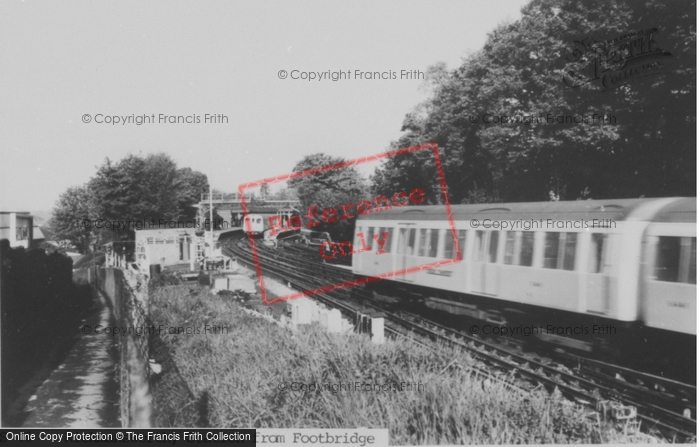 Photo of Rickmansworth, The Station From The Footbridge c.1960