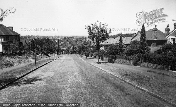 Photo of Riddlesdown, Coombe Wood Hill c.1955