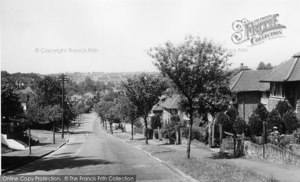 Photo of Riddlesdown, Coombe Wood Hill c.1955