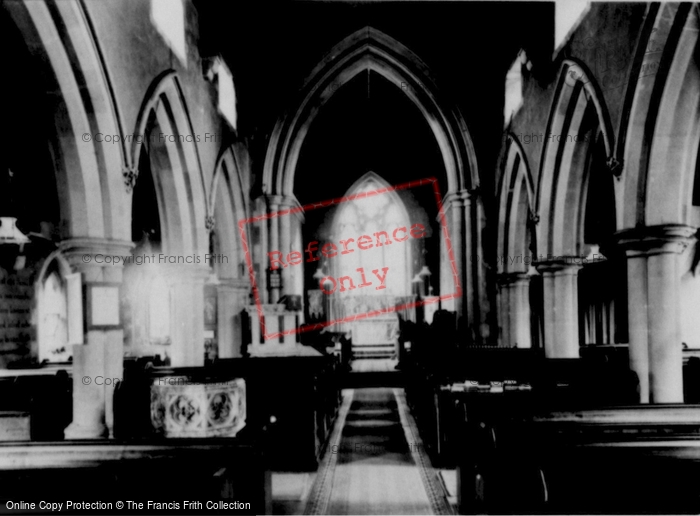 Photo of Ridgmont, All Church Interior c.1955