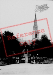 All Saints Church And Lychgate c.1955, Ridgmont