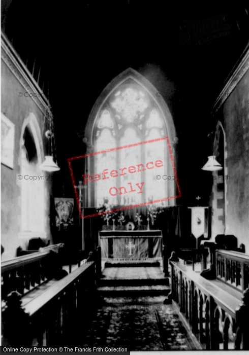 Photo of Ridgmont, All Saints Church Interior c.1955