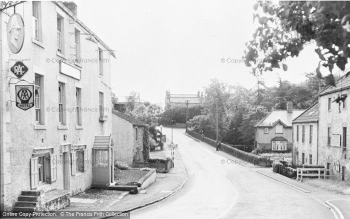Photo of Riding Mill, Showing Wellington Hotel c.1960