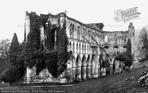 Photo of Rievaulx Abbey, c.1867