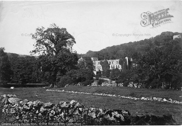Photo of Rievaulx Abbey, c.1867