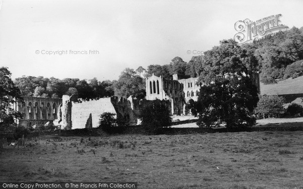 Photo of Rievaulx Abbey, c.1955