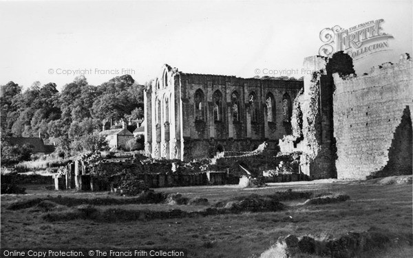 Photo of Rievaulx Abbey, c.1955