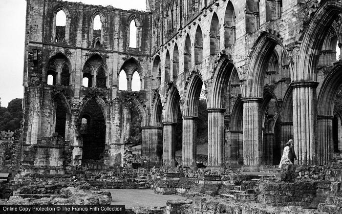 Photo of Rievaulx Abbey, c.1957