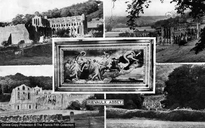 Photo of Rievaulx Abbey, Composite c.1955