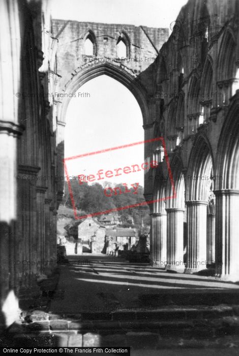 Photo of Rievaulx Abbey, The Tower Arch c.1930