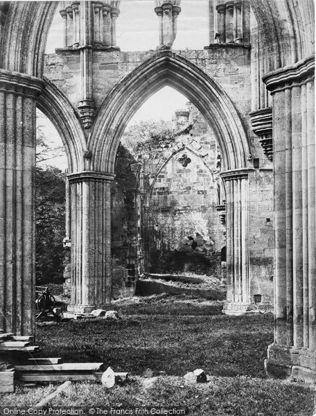Photo of Rievaulx Abbey, Vestry c.1867