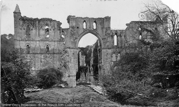 Photo of Rievaulx Abbey, West Front c.1871