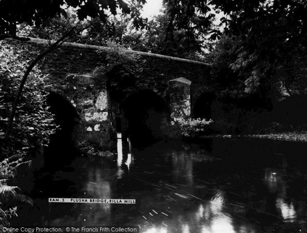 Photo of Rilla Mill, Plusha Bridge c.1955