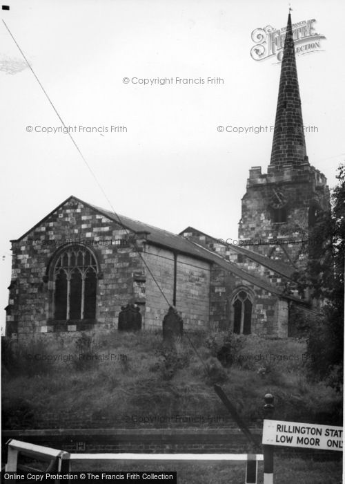 Photo of Rillington, Parish Church c.1955