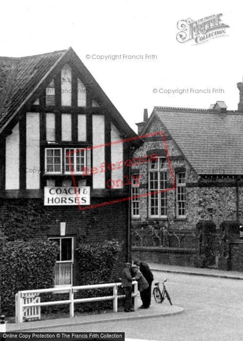 Photo of Rillington, School Corner, The Coach & Horses c.1955