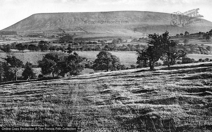 Photo of Rimington, View Of Pendle Hill c.1910