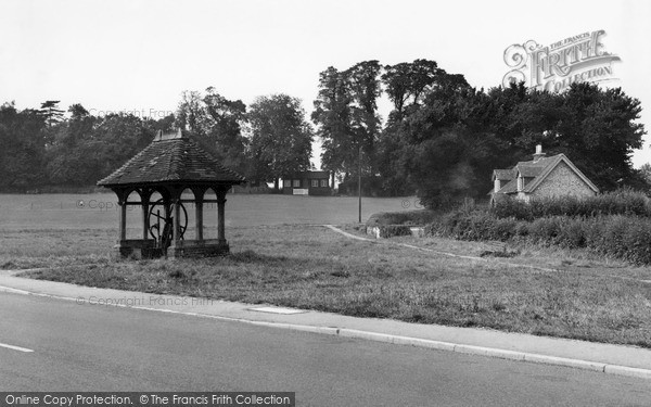 Photo of Ringmer, Village Green And Pump c.1955