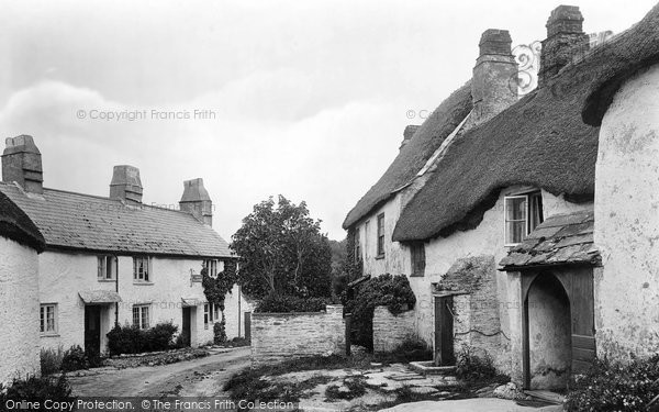 Photo of Ringmore, The Village, Post Office And Old Cottages 1925