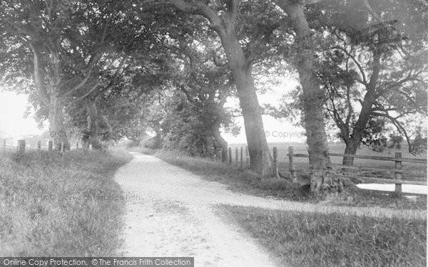 Photo of Ringstead, Lane To Downs 1927
