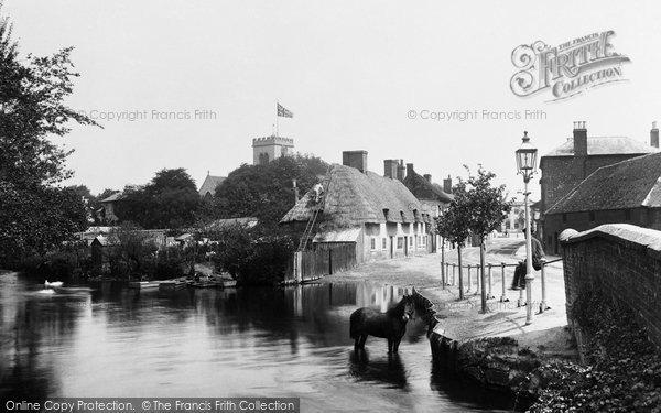 Photo of Ringwood, 1st Bridge And Church 1900