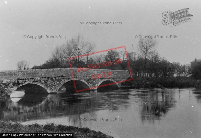 Photo of Ringwood, 2nd Bridge And Church 1900