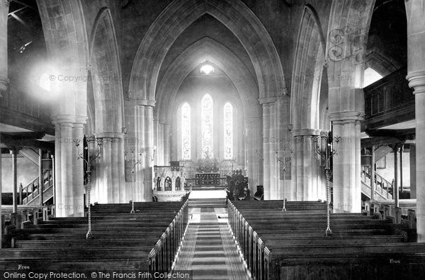 Photo of Ringwood, Church Nave East 1890