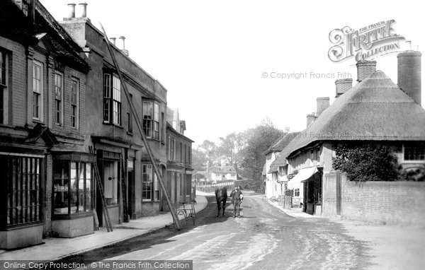 Photo of Ringwood, Fish Inn From Market Place 1890