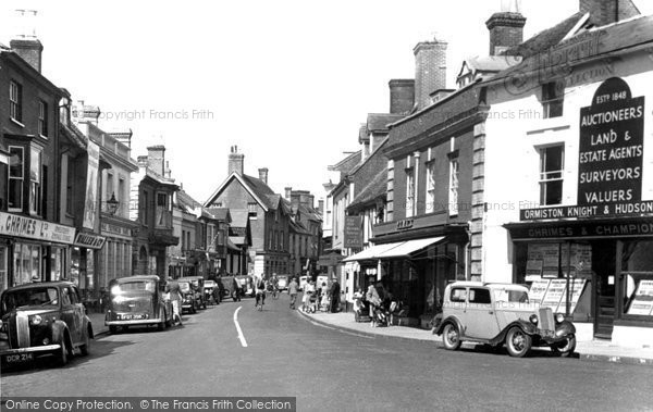 Photo of Ringwood, High Street c.1955