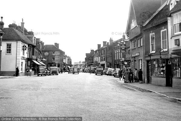 Photo of Ringwood, High Street From The Square c.1950