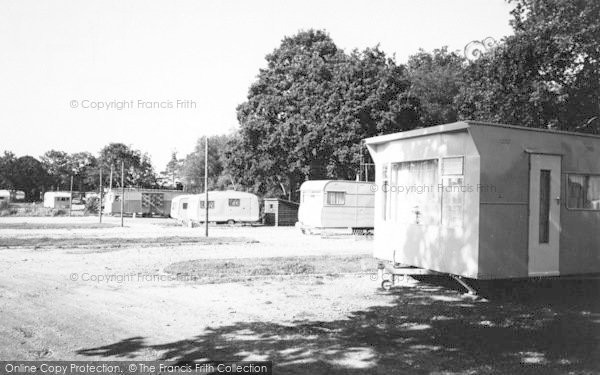 Photo of Ringwood, Oak Tree Farm Caravan Site c.1965
