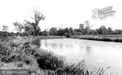 River Avon And Church c.1950, Ringwood
