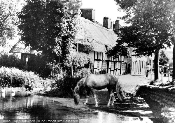 Photo of Ringwood, The Old Cottages, West Street c.1955
