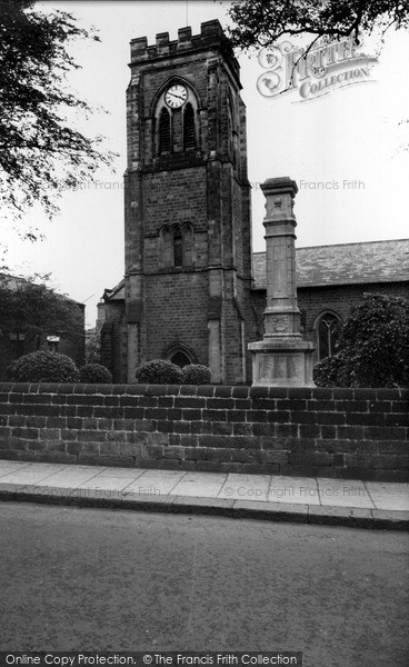 Photo of Ripley, All Saints Church And War Memorial c.1955