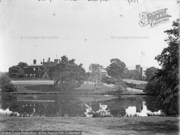 Photo of Ripley, Castle And Church c.1890