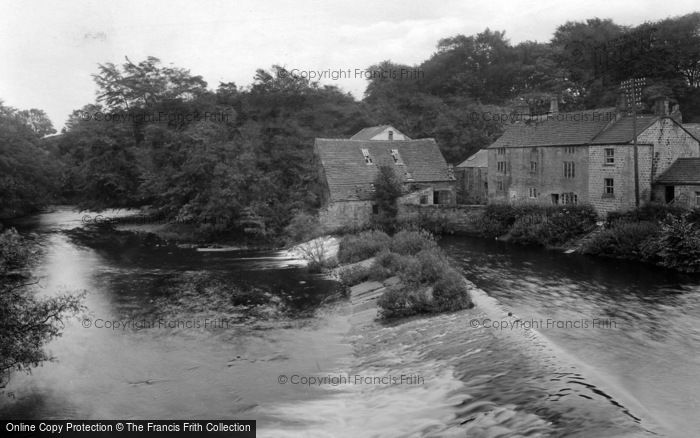 Photo of Ripley, River Nidd And Mill 1923