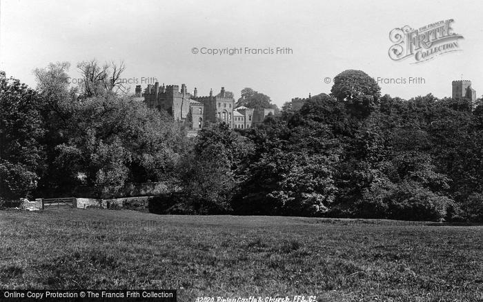 Photo of Ripley, The Castle And Church 1893