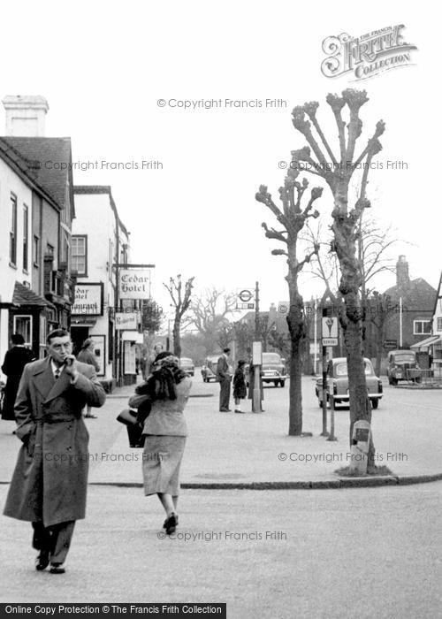 Photo of Ripley, Walking Along High Street c.1955