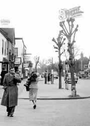 Walking Along High Street c.1955, Ripley