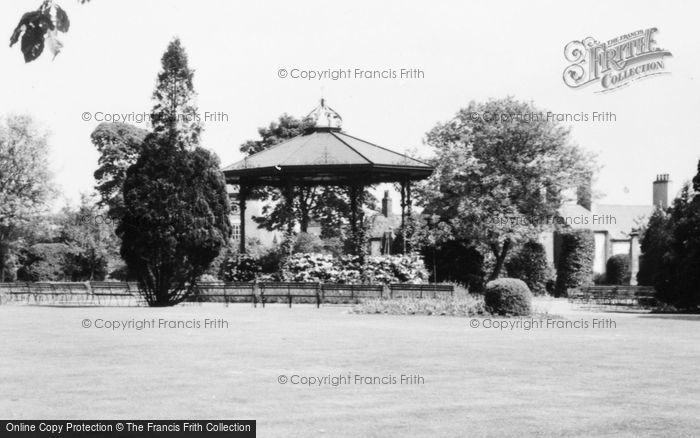 Photo of Ripon, Bandstand, Spa Gardens c.1960