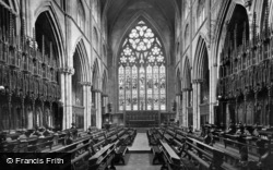 Cathedral, Choir East 1923, Ripon