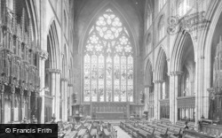 Cathedral, Choir East 1923, Ripon