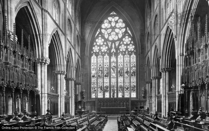 Photo of Ripon, Cathedral, Choir East 1923